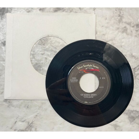 Eddie Cochran Summertime Blues / Cut Across Shorty 45 Rock Spotlight Series - Picture 5 of 6
